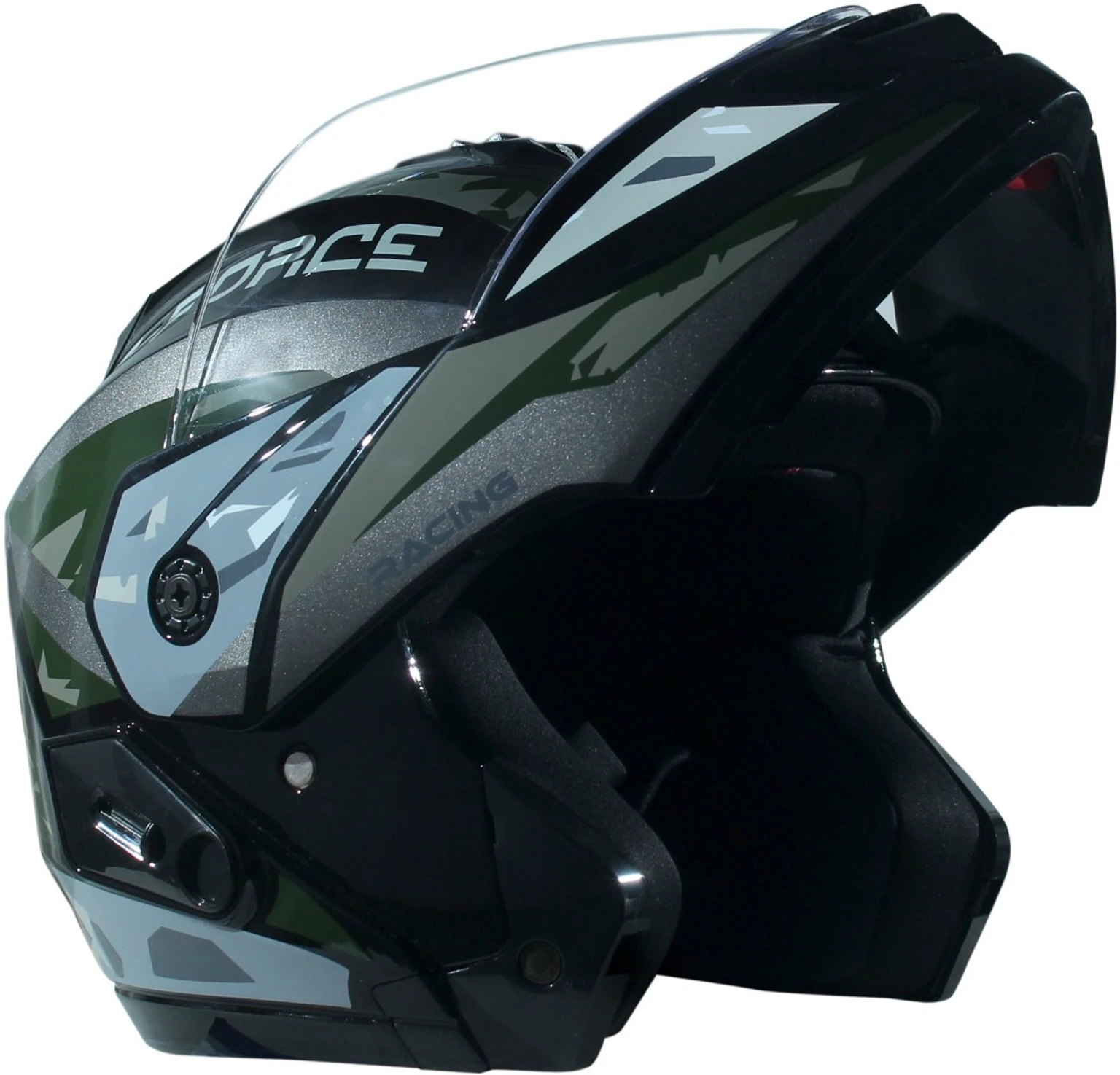 G- FORCE BLACK (GREY) Motorbike Helmet (Black, Grey) - view 6